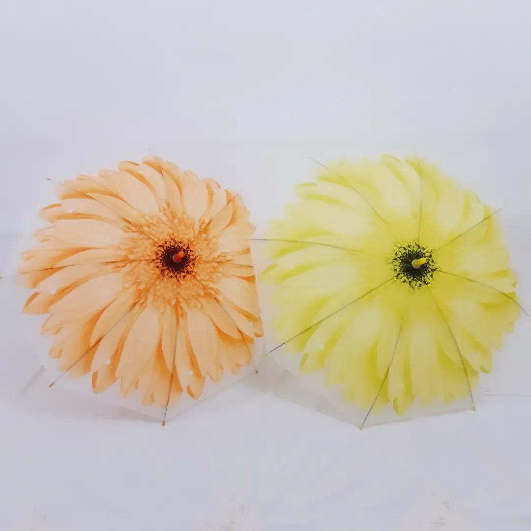 چتر دخترانه طرح گل سه بعدی تاپ