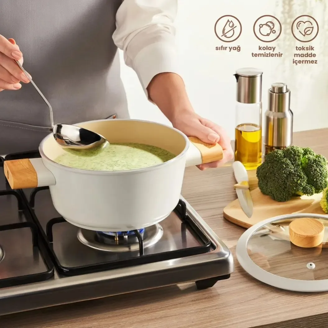 سرویس قابلمه گرانیتی ۷ پارچه — عکس ۳