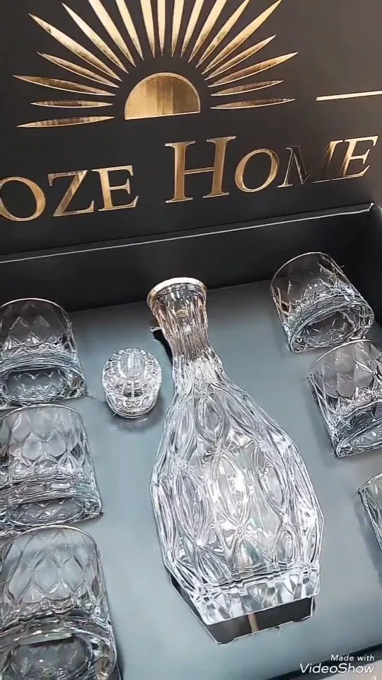 ست تنگ و نیم لیوان ۷ پارچه لیفی ROZE HOME