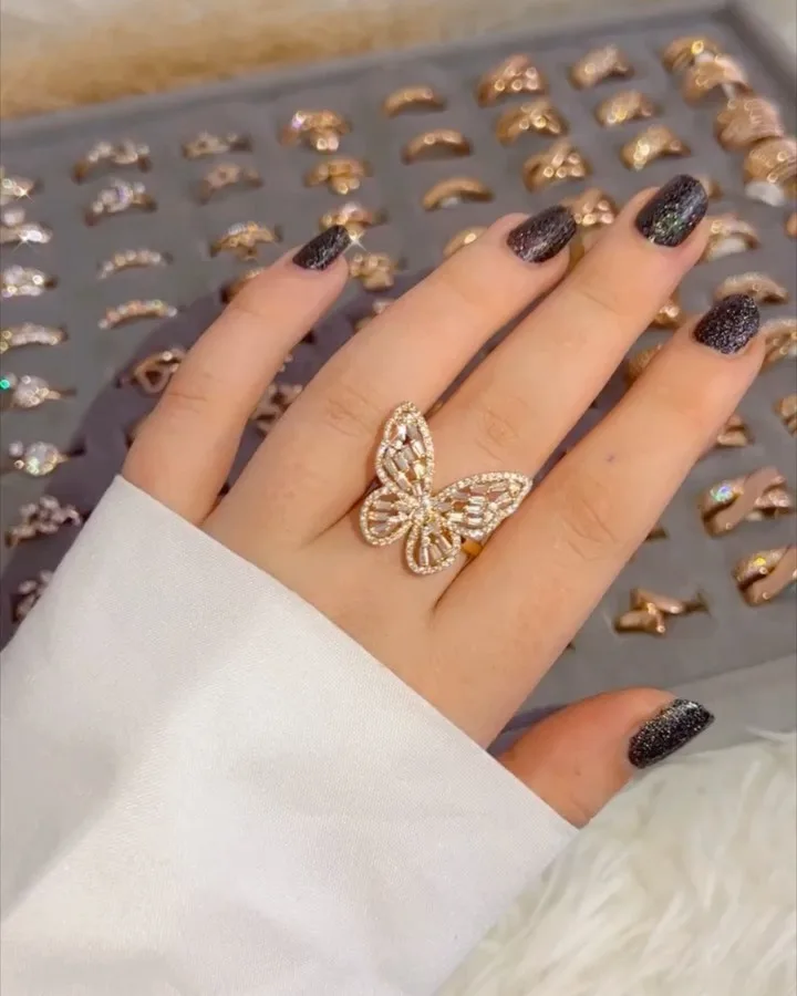 انگشتر ژوپینگ آبکاری طلا