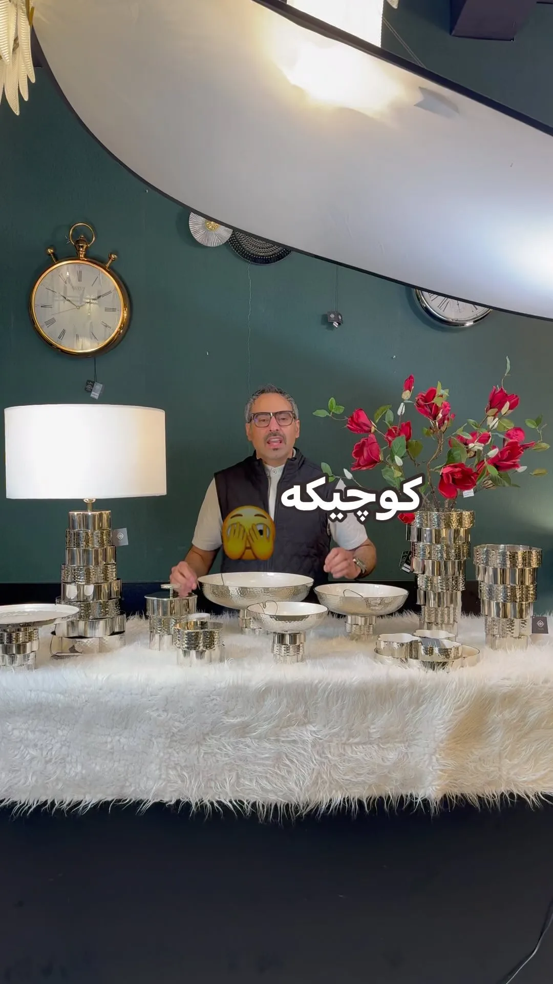 گلدان بزرگ ارتفاع ۳۶