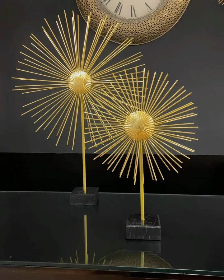 مجسمه رومیزی فلزی جفت