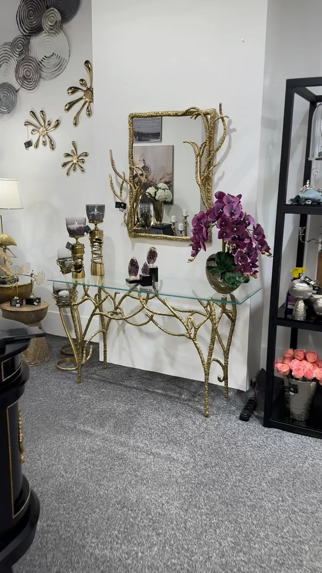 آینه و کنسول وارداتی هندی