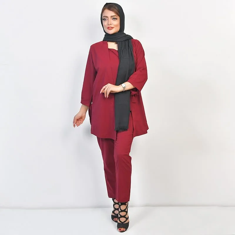 ست سه‌تکه مانتو و شلوار — عکس ۷