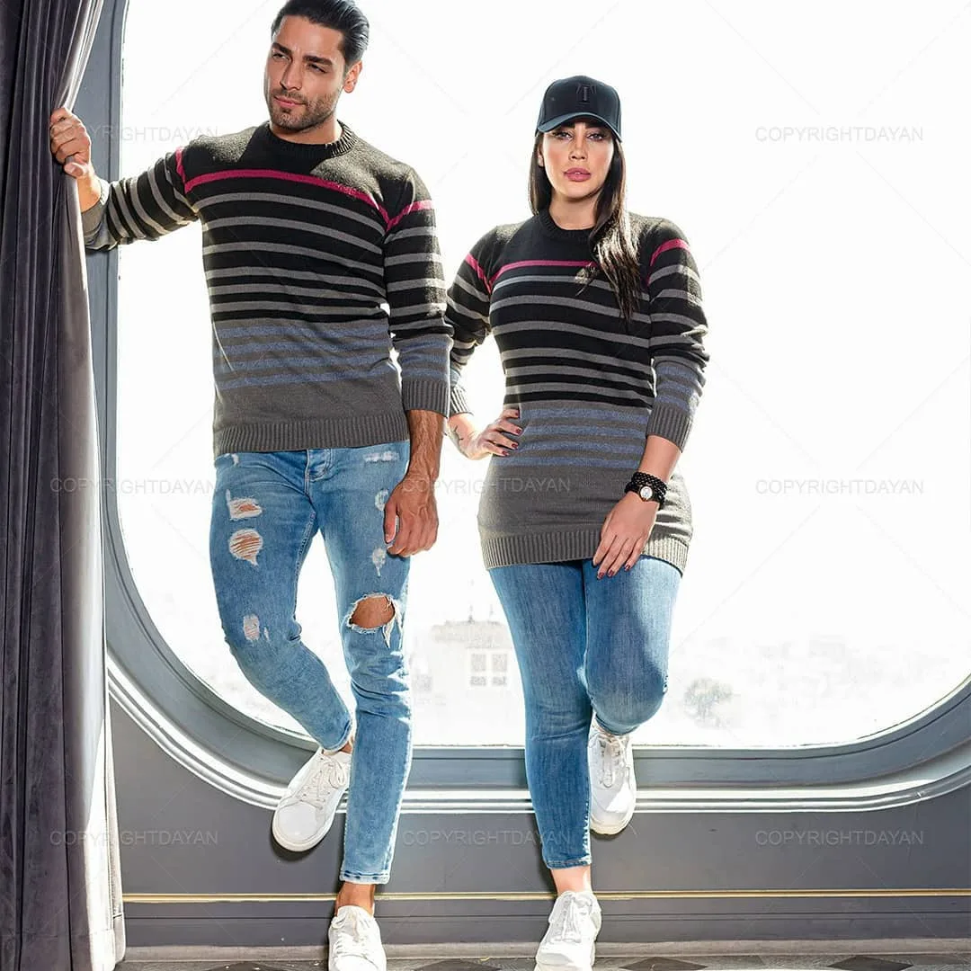 ست تونیک بافت و پلیور — عکس ۳