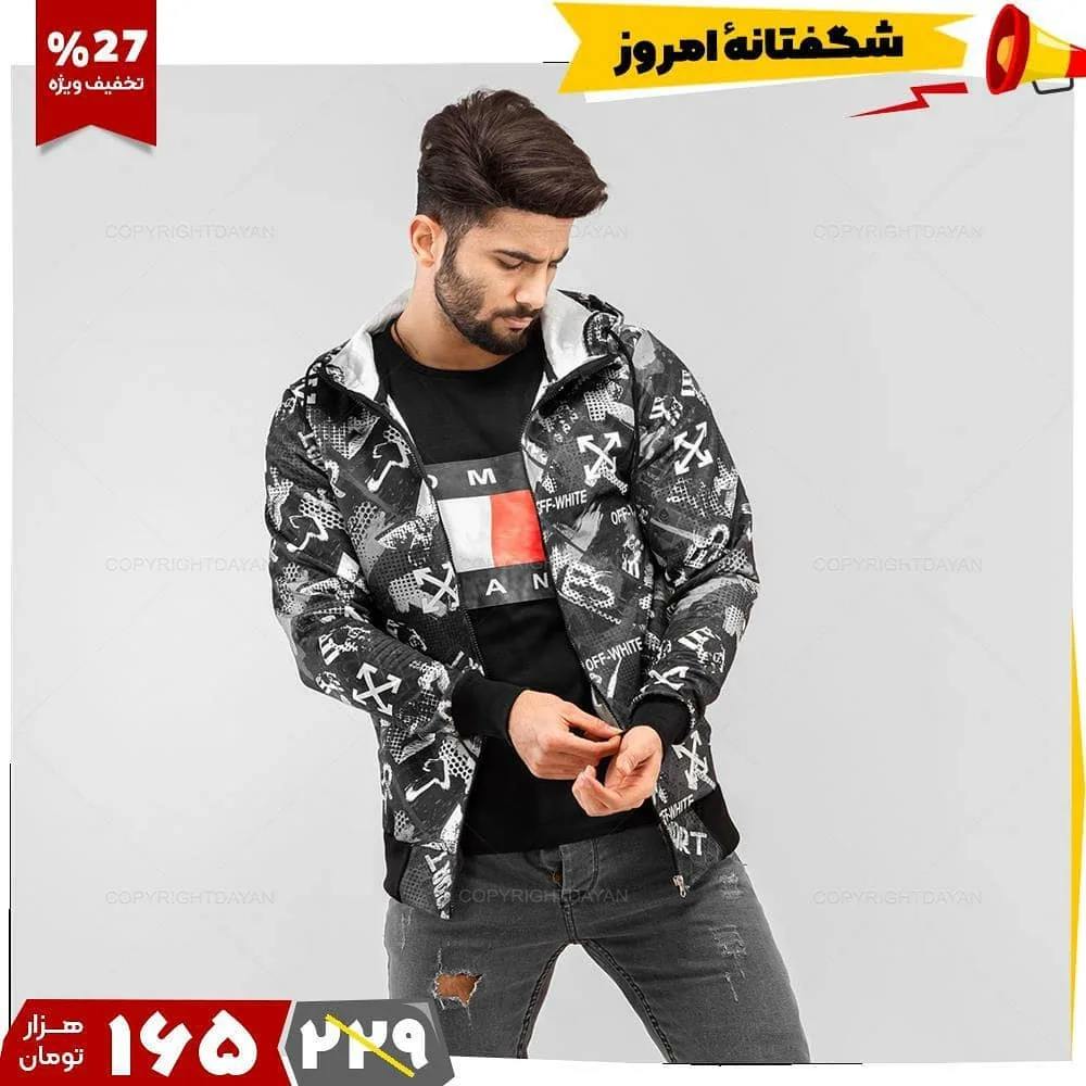 سویشرت ژاکارد مردانه — عکس ۳