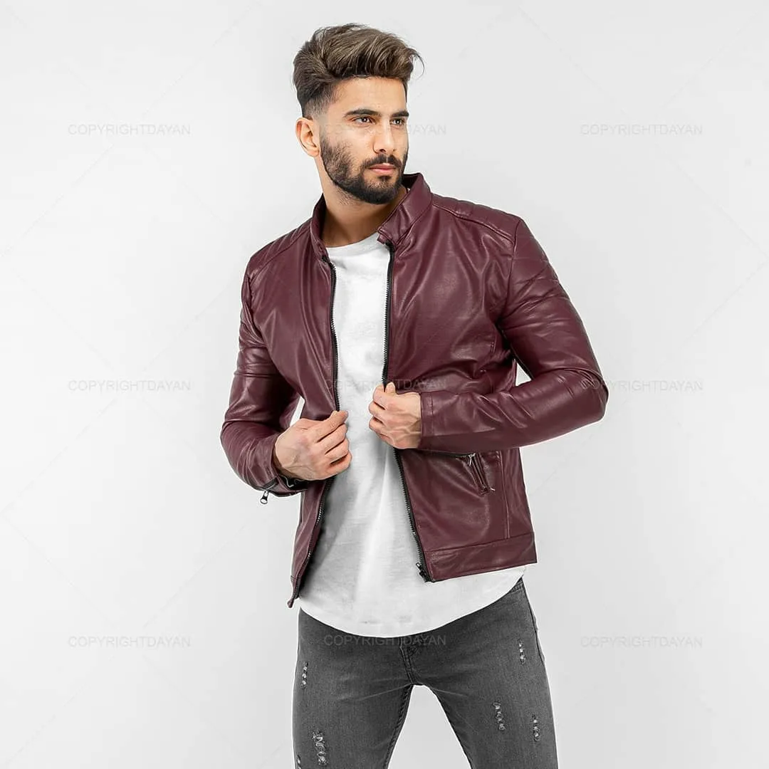 کاپشن چرم — عکس ۲