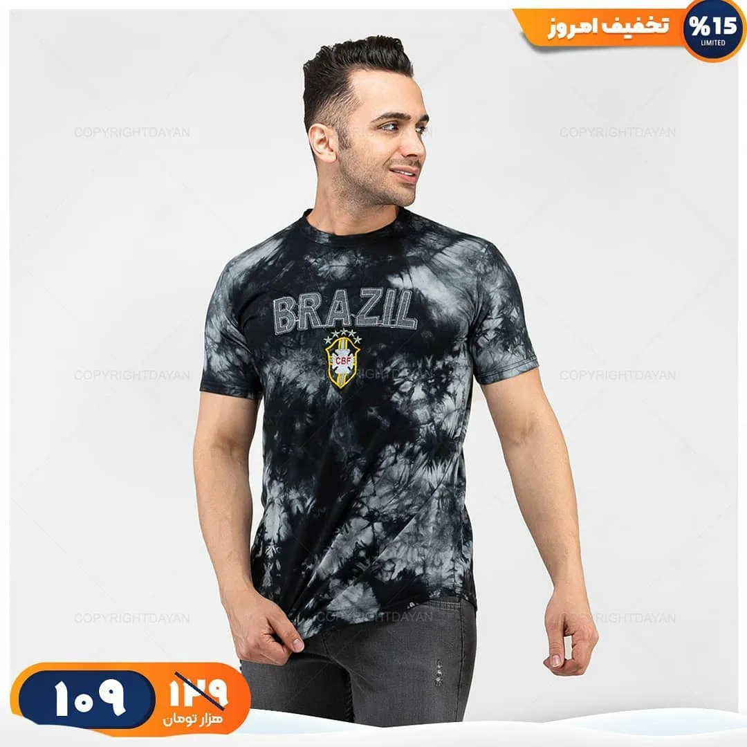 تیشرت طرح برزیل — عکس ۲