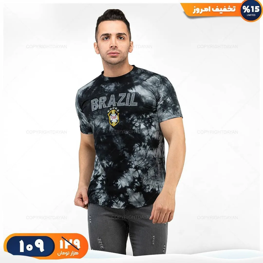 تیشرت طرح برزیل — عکس ۳