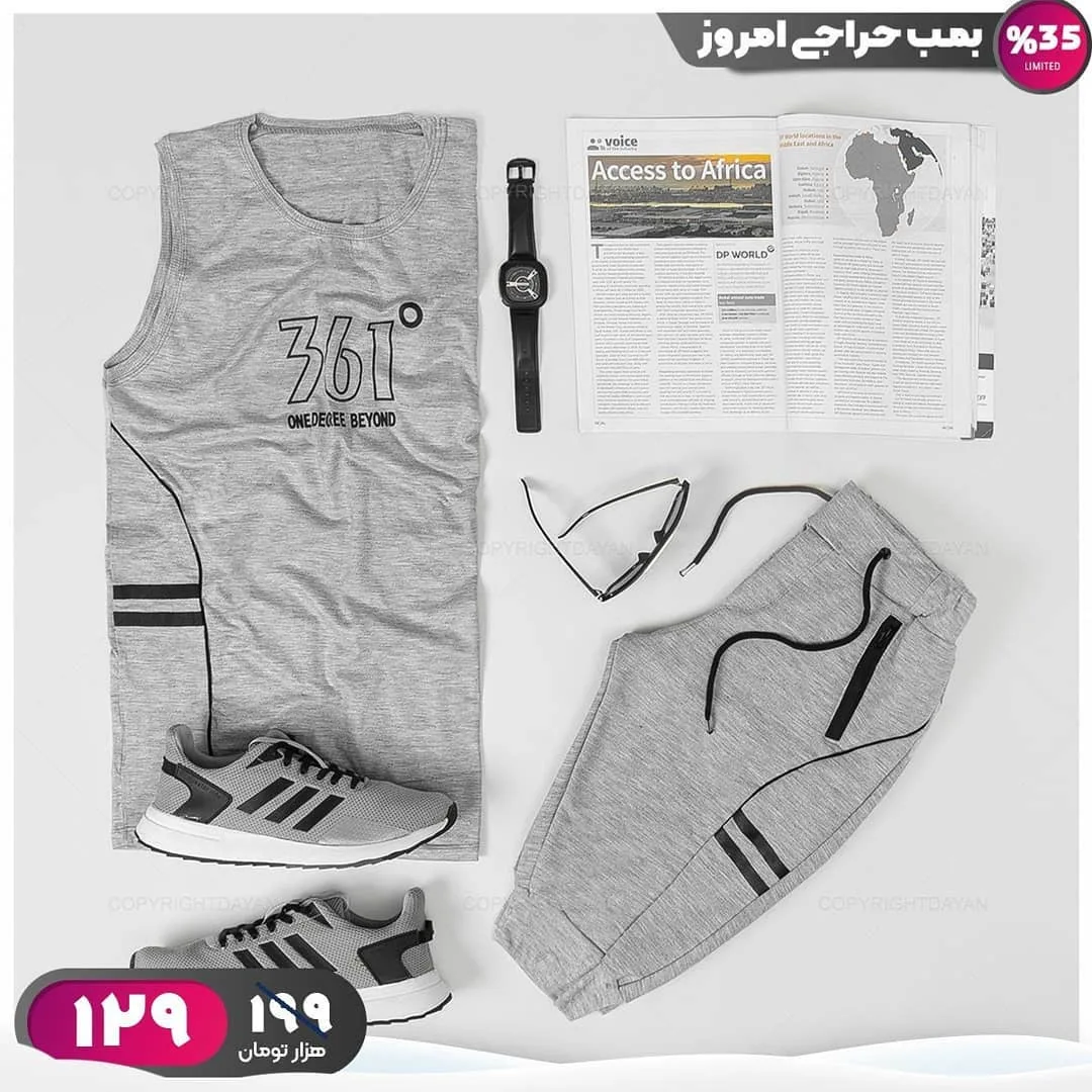 ست رکابی و شلوارک — عکس ۲