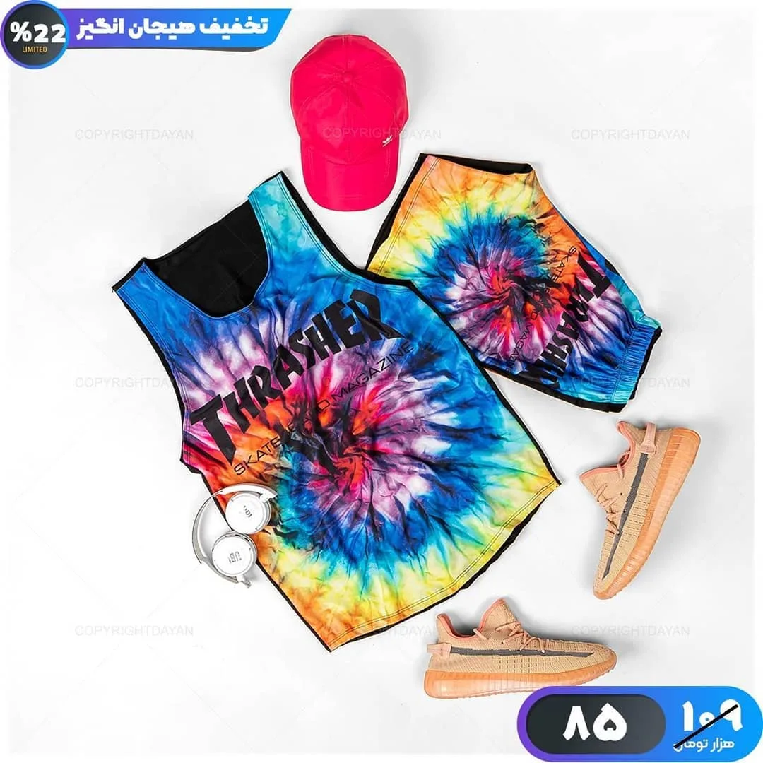ست رکابی و شلوارک
