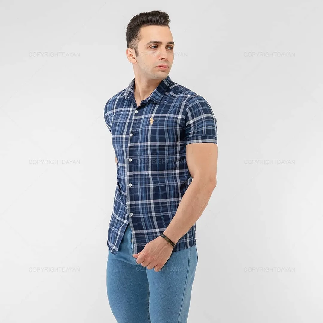 پیراهن چهارخانه مردانه — عکس ۳