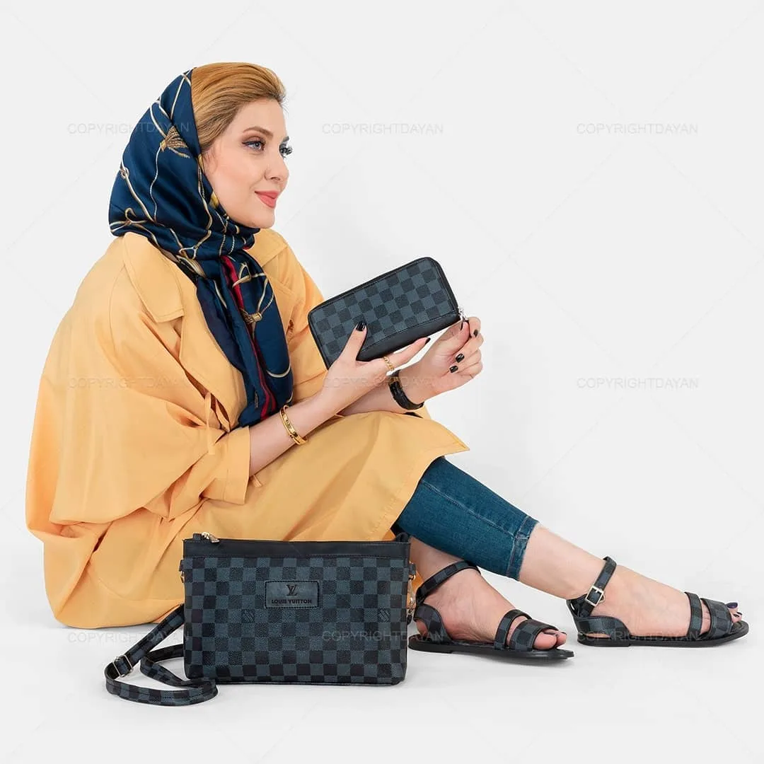 ست سه‌تکه چرمی زنانه — عکس ۴
