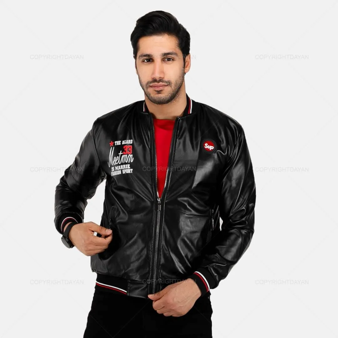 کاپشن چرمی — عکس ۲