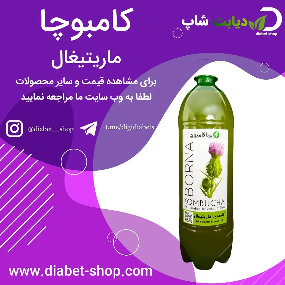 کامبوچا ماریتیغال بورنا، رنگ سبز، جنس پلاستیک، بطری