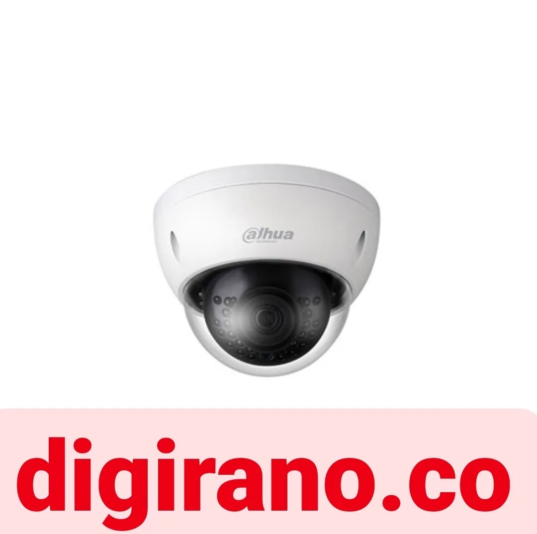 دوربین دام ۲ مگاپیکسل DH-IPC-HDBW1230EP داهوا، رنگ سفید و مشکی، جنس پلاستیک، مدل گنبدی