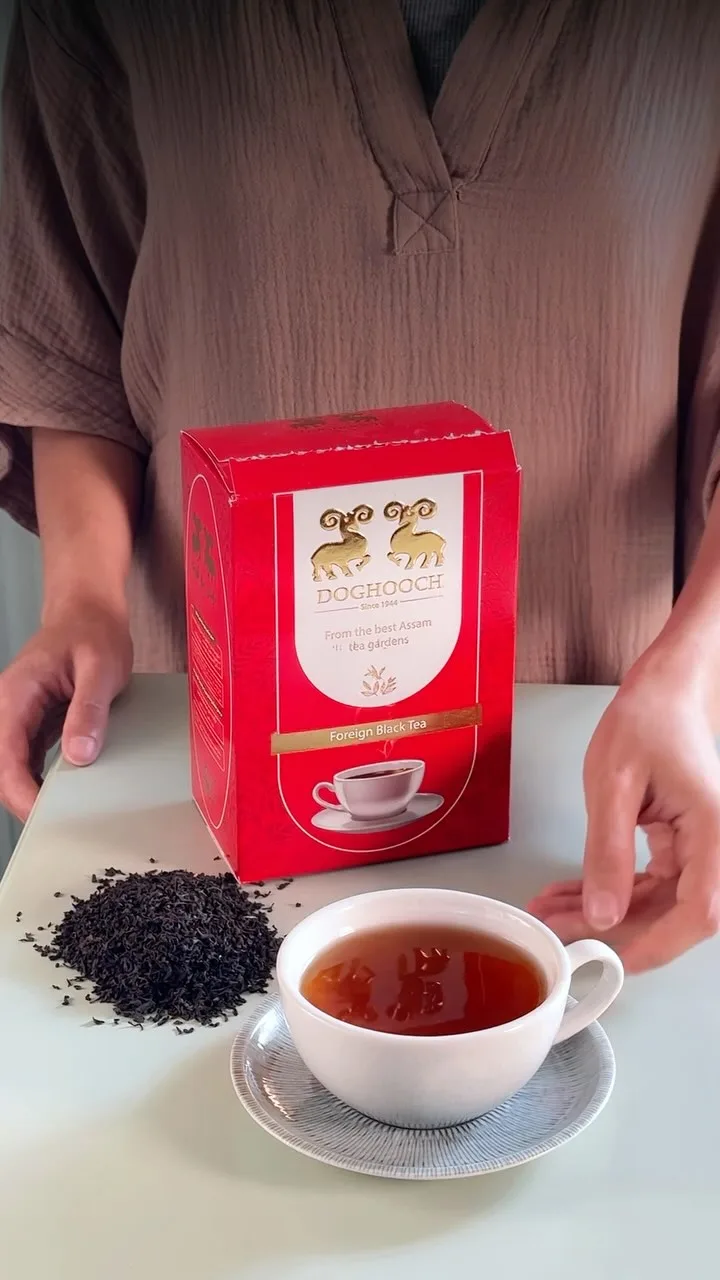 چای سیاه شکسته نیم‌ریز ممتاز ۴۰۰ گرمی دوقوچ