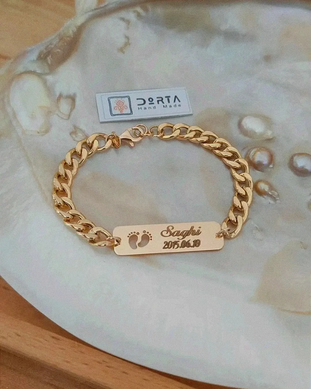 دستبند طلا کودک — عکس ۴