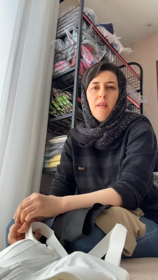 نیمتنه ورزشی محکم زنانه (طرح ۳)، رنگ سفید، بندی، جذب