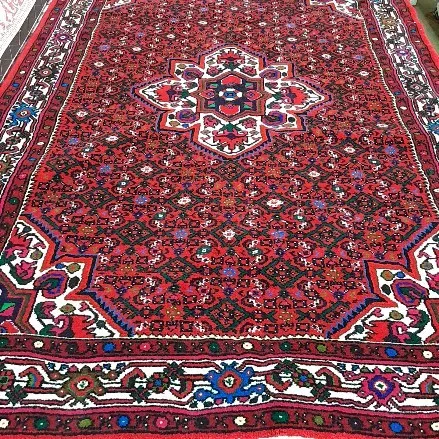 جفت قالیچه ملایر نقشه ماهی