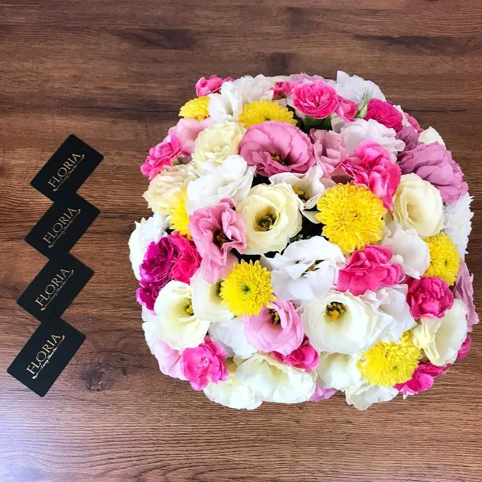 باکس گل رز رنگارنگ فلوریا