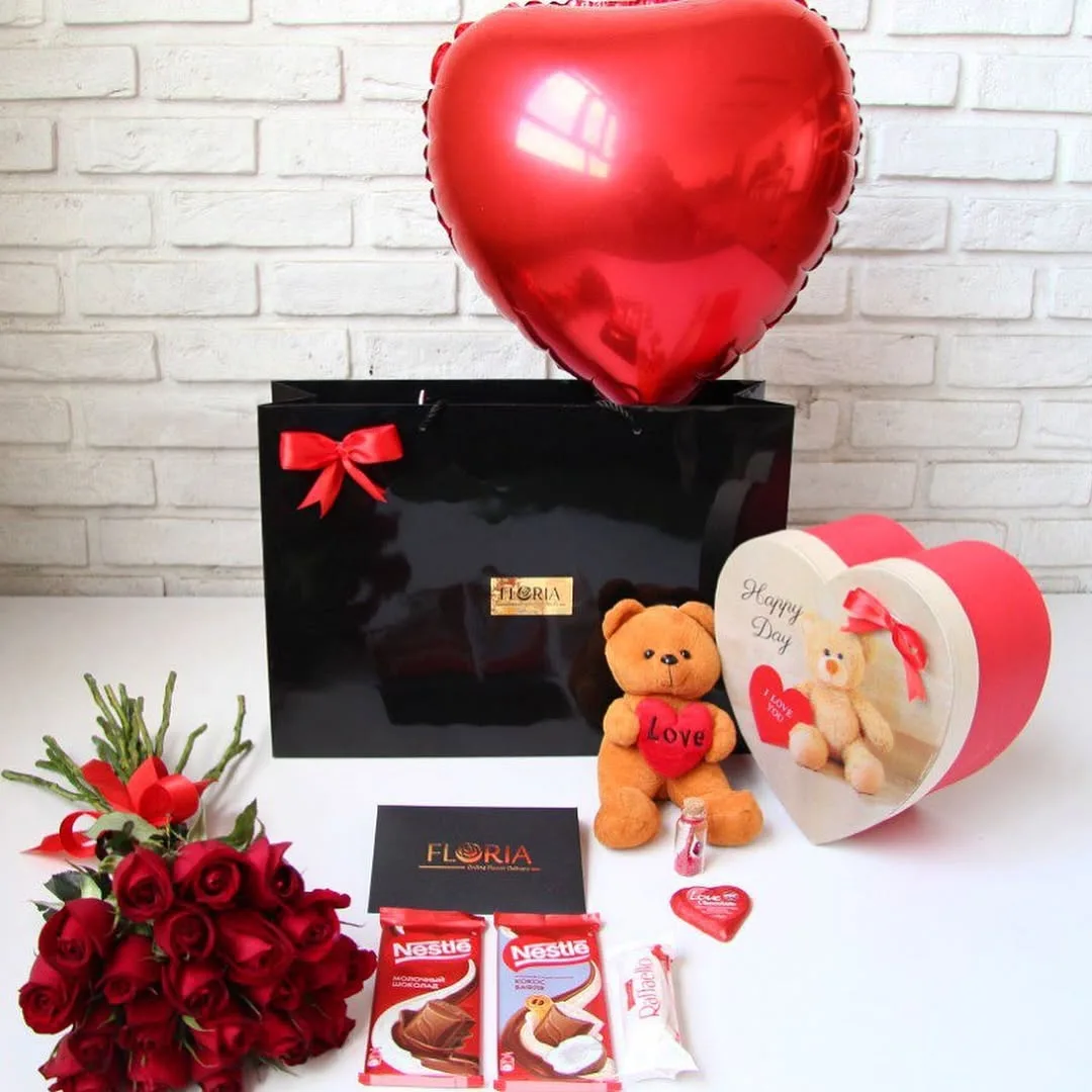 پکیج هدیه‌ی ولنتاین I Love You