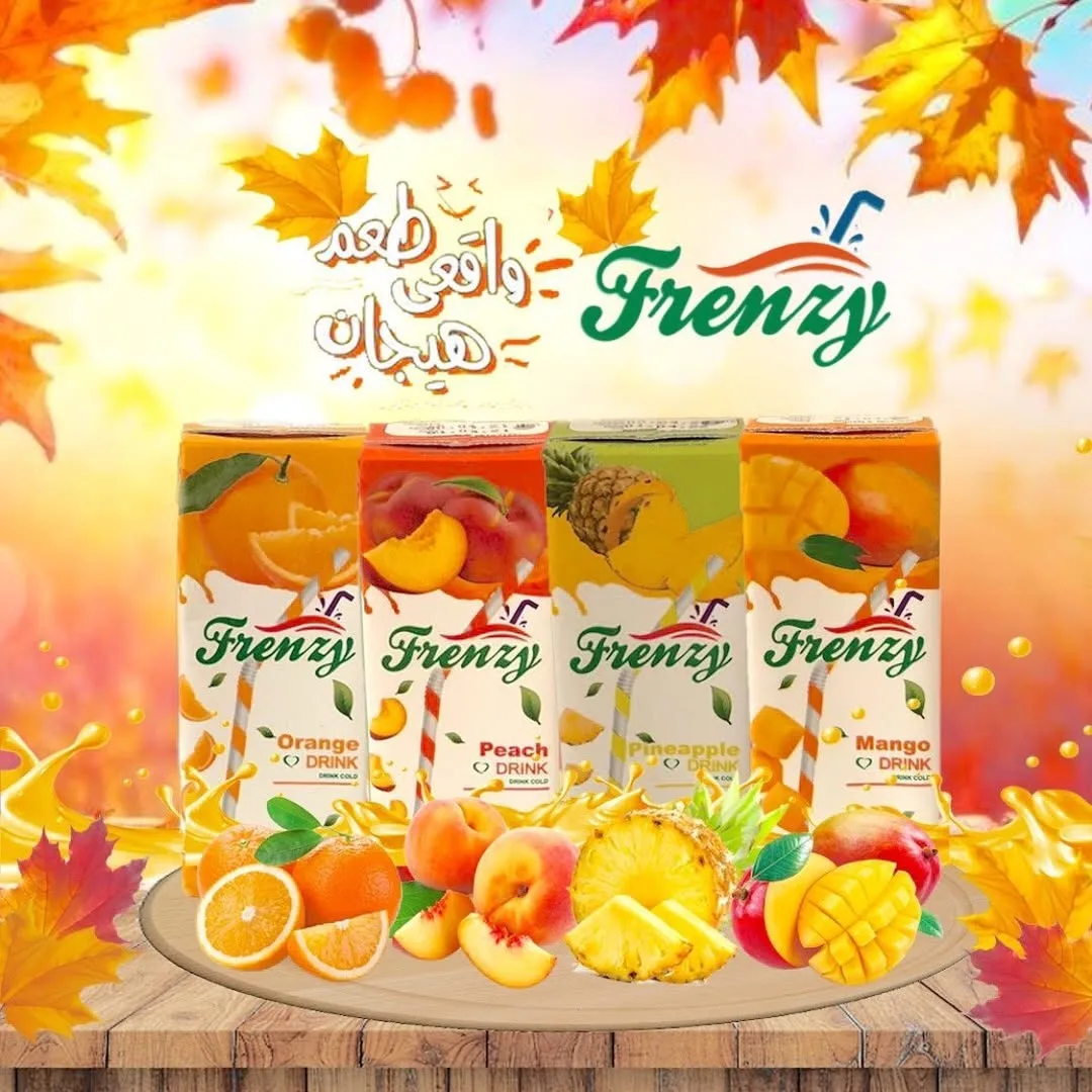 آبمیوه تتراپک ۲۰۰ میلی چهار طعم فرنزی