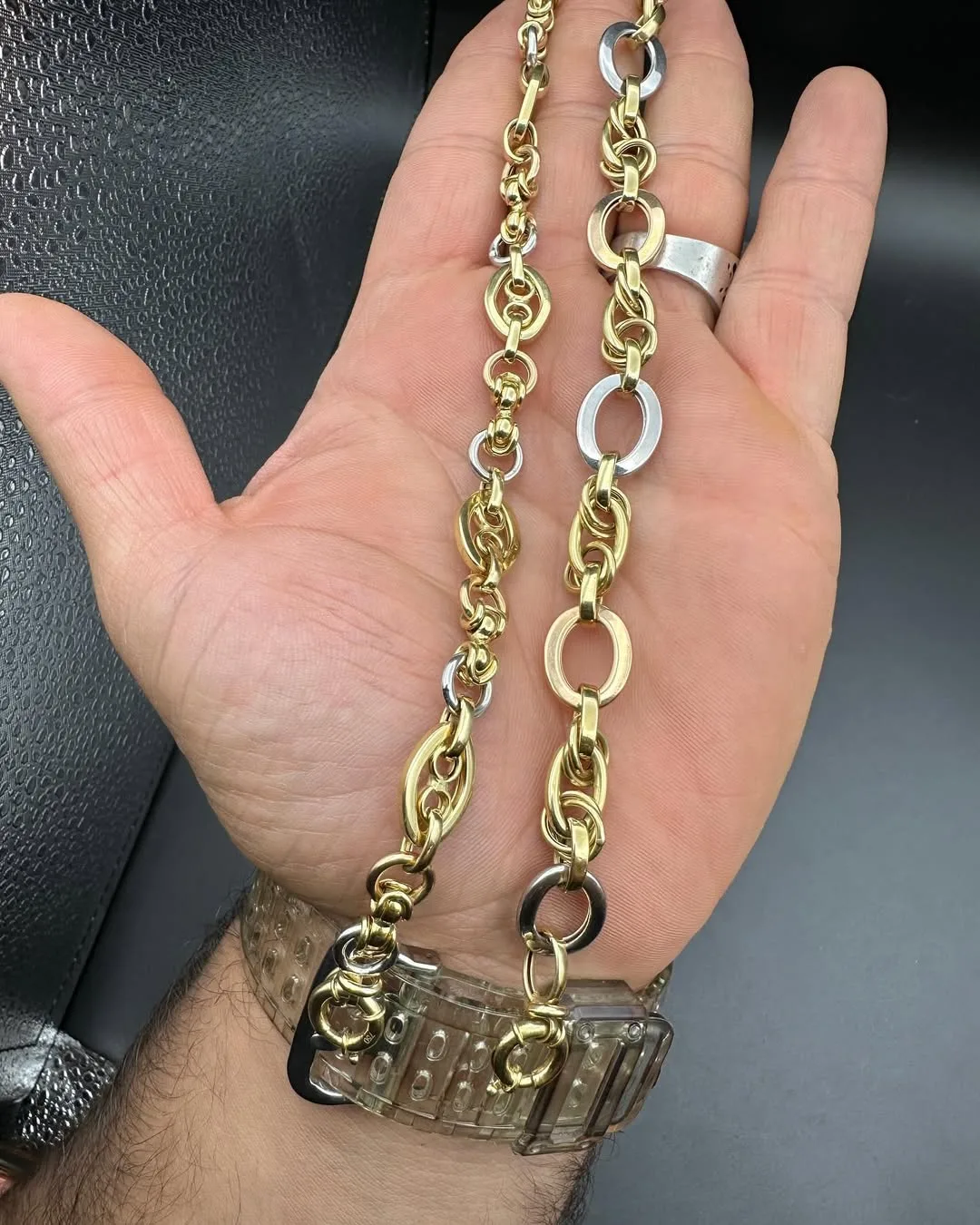 دستبند و زنجیر طلا — عکس ۳