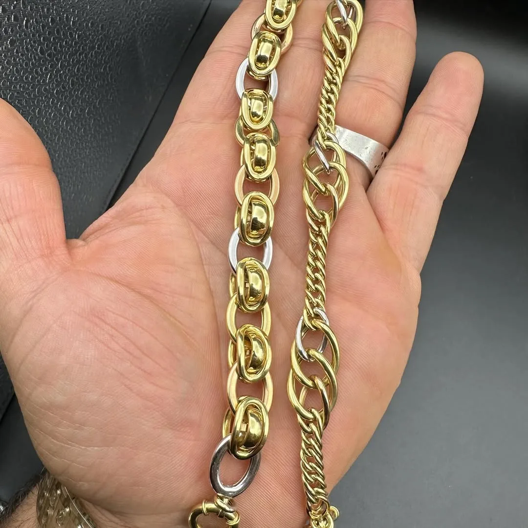 دستبند و زنجیر طلا — عکس ۳