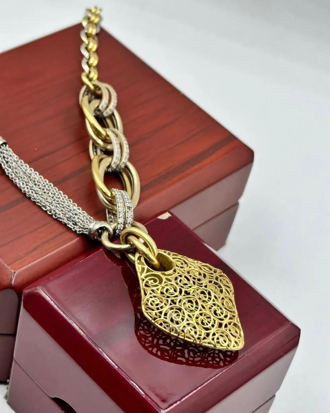 گردنبند طلا جت کم اجرت — عکس ۵