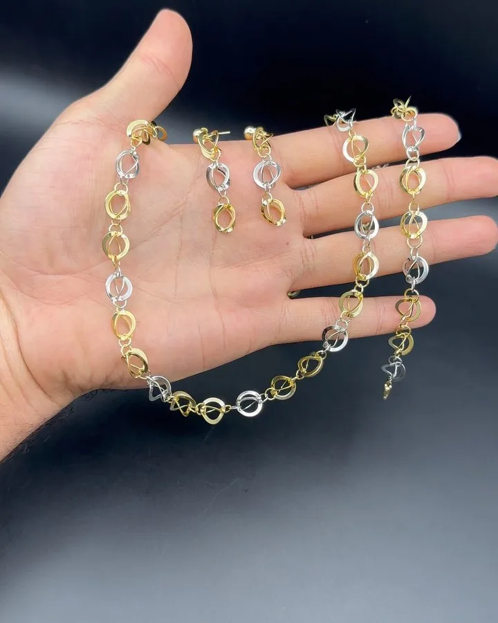 سرویس طلا دو رنگ — عکس ۳