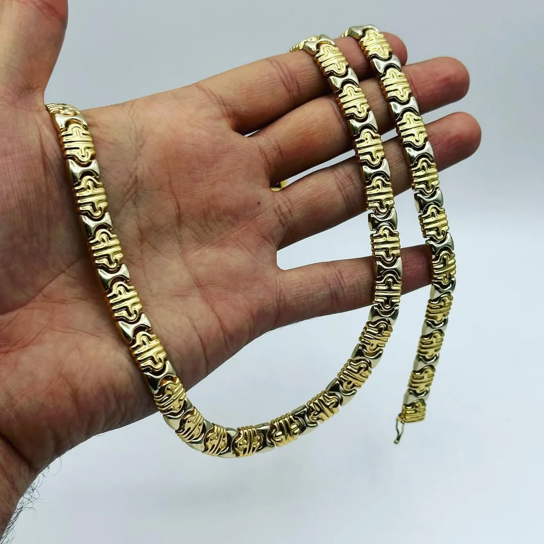 گردنبند و دستبند طلا سپاهان — عکس ۸