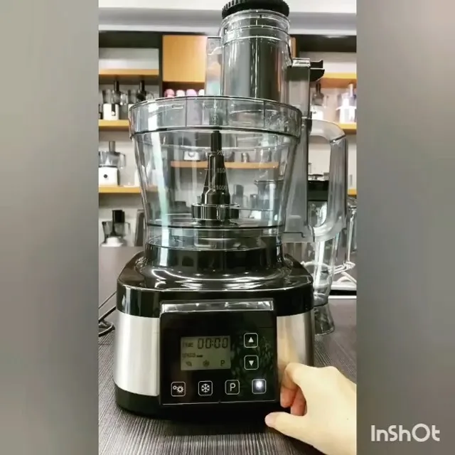 غذاساز مایر مدل MR-9900، رنگ سیاه و نقره‌ای، جنس پلاستیک و استیل، برقی رومیزی
