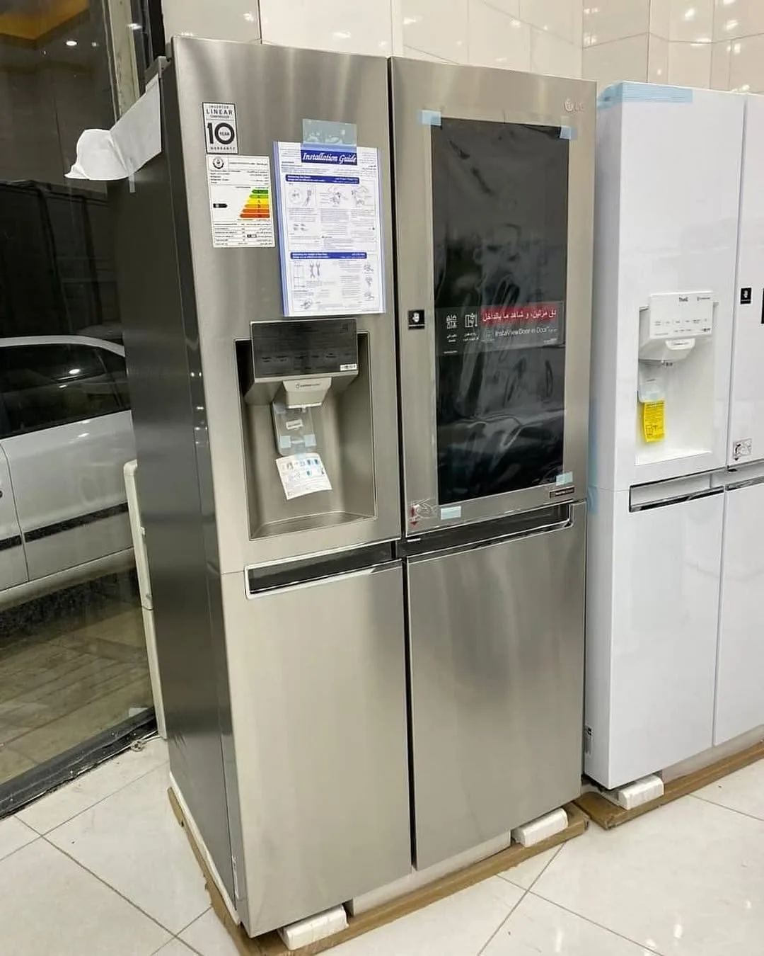 یخچال ساید بای ساید اینستاویو مدل X247 ال‌جی