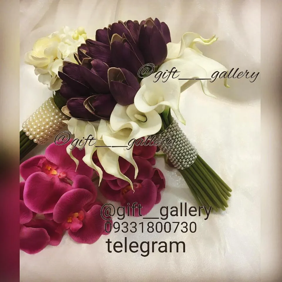 دسته گل ترکیبی لاله و شیپوری