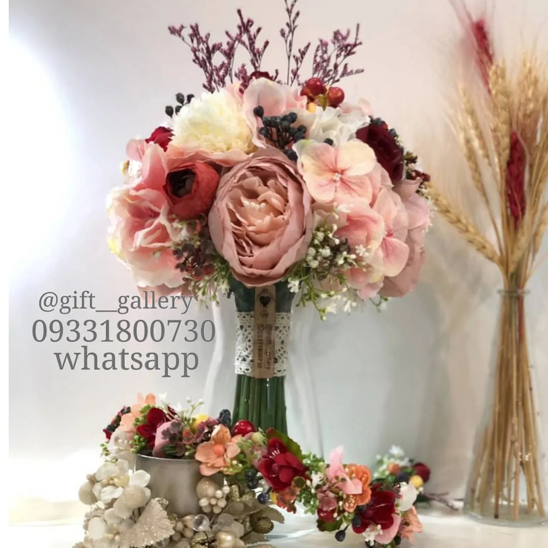 دسته گل عروس مصنوعی