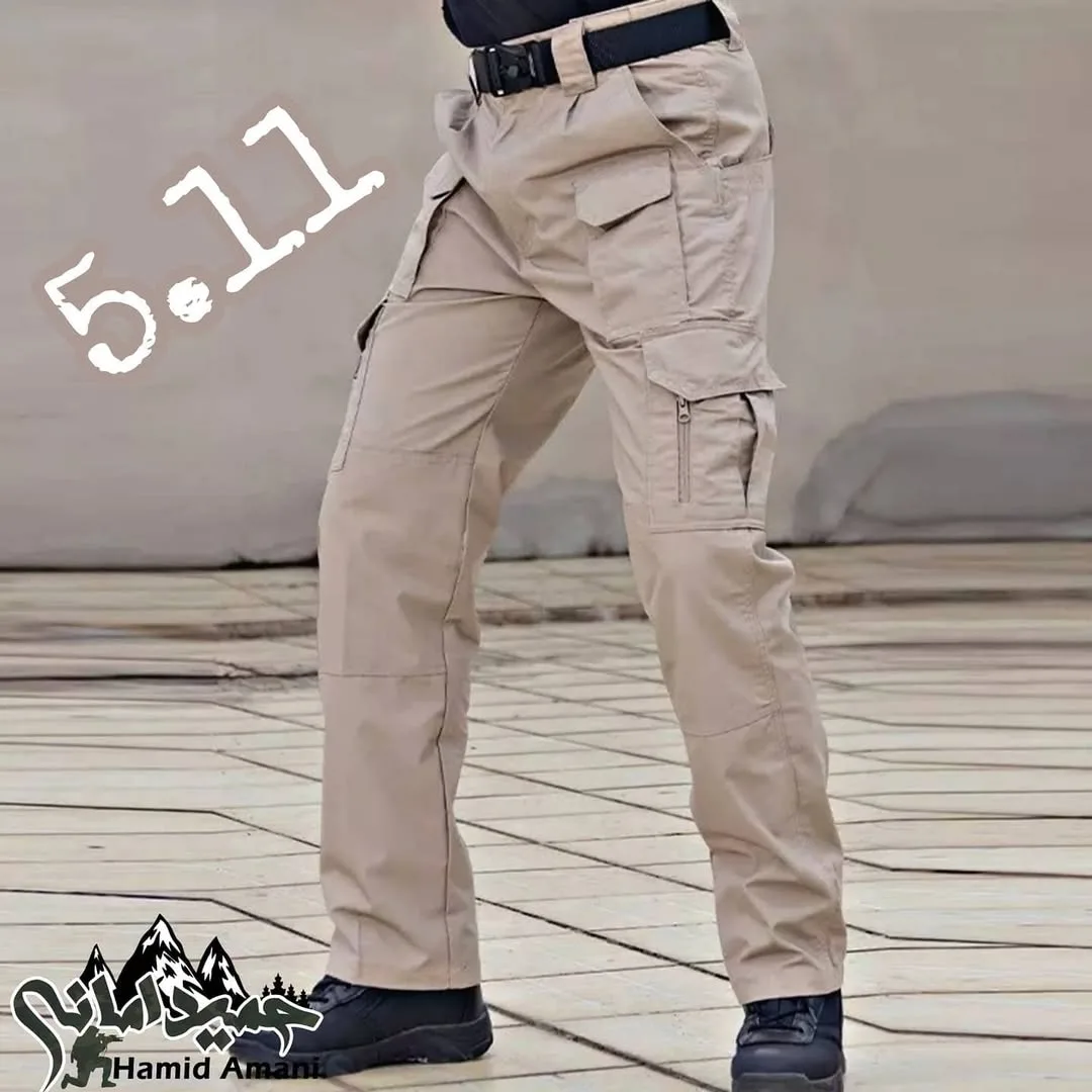 شلوار تاکتیکال 511 5.11، رنگ کرم، کارگو، جذب