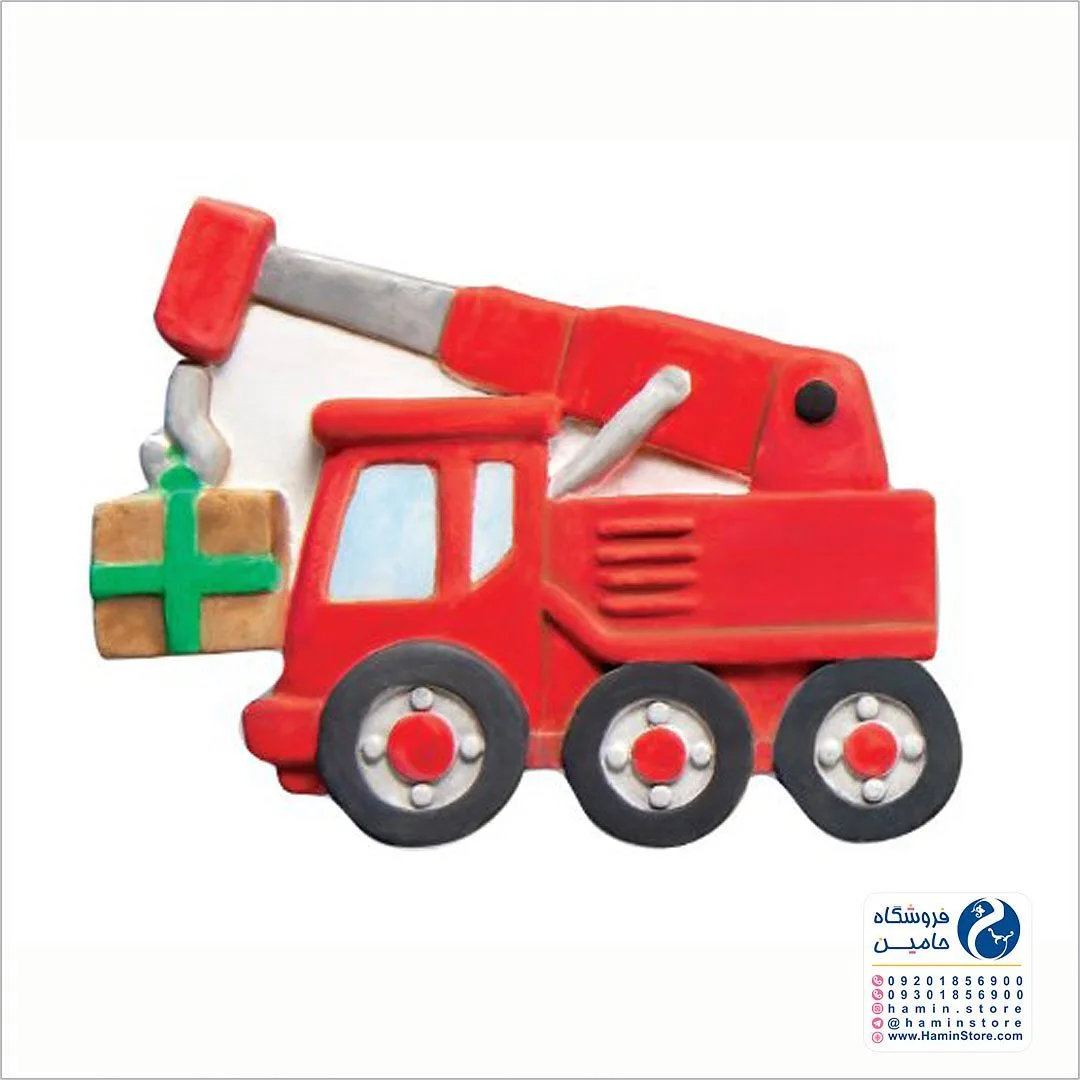 کیت قالب‌سازی و رنگ‌آمیزی کامیون — رنگ قرمز — نمای کامل — Mould & Paint Trucks — عکس ۳