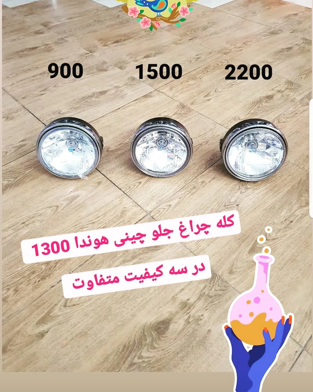 کله چراغ جلو CB1300 انژکتور هوندا