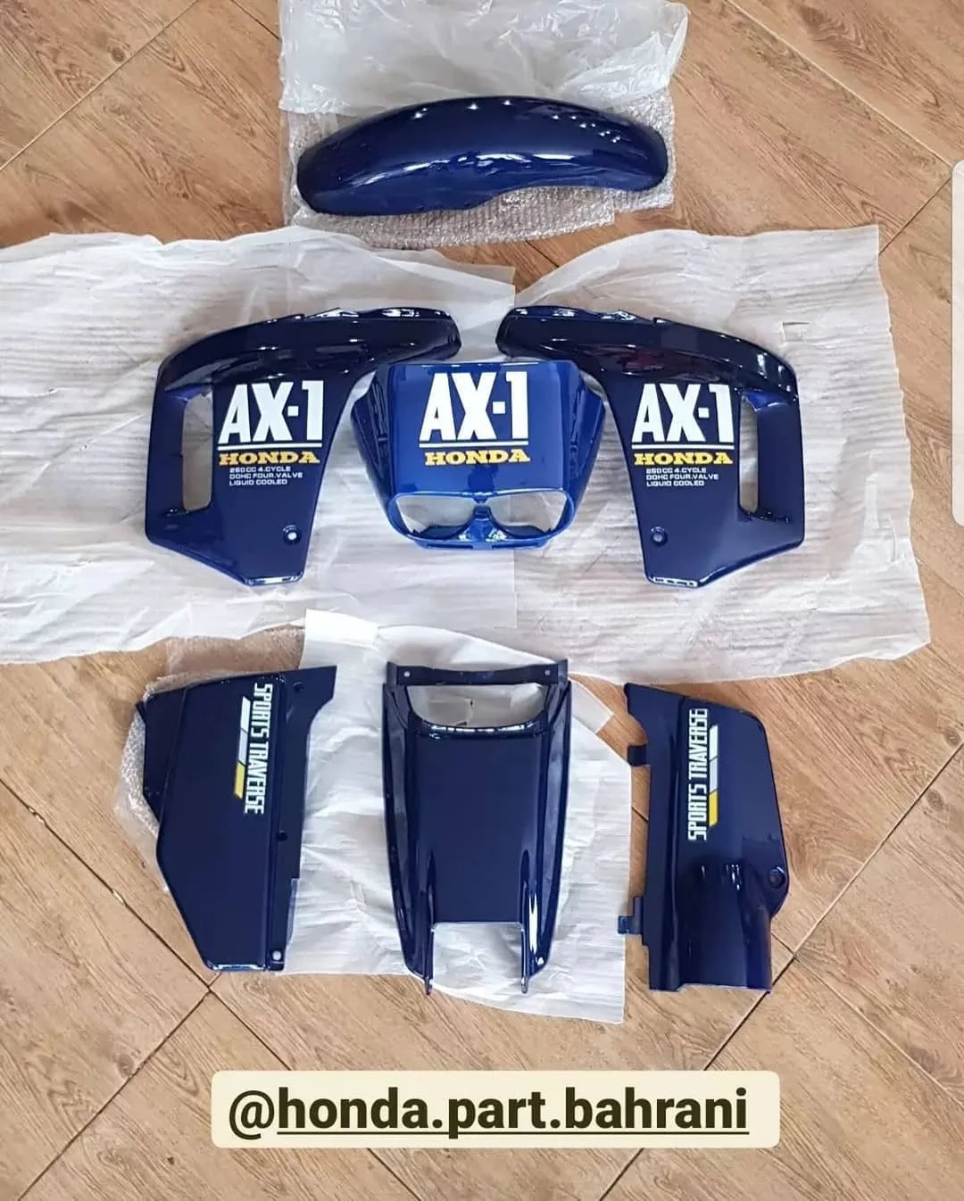ست فلاپ آکسوان، رنگ سرمهای، جنس پلاستیک، ست فلاپ AX-1