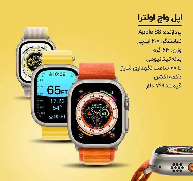 ساعت هوشمند اپل واچ اولترا