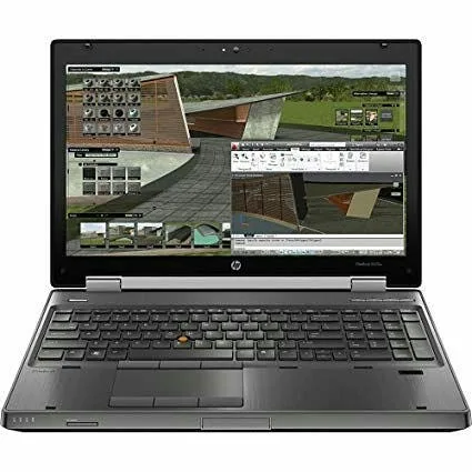 لپ‌تاپ اچ‌پی EliteBook 8570w i7 HP، رنگ مشکی و نقره‌ای، جنس فلز و پلاستیک
