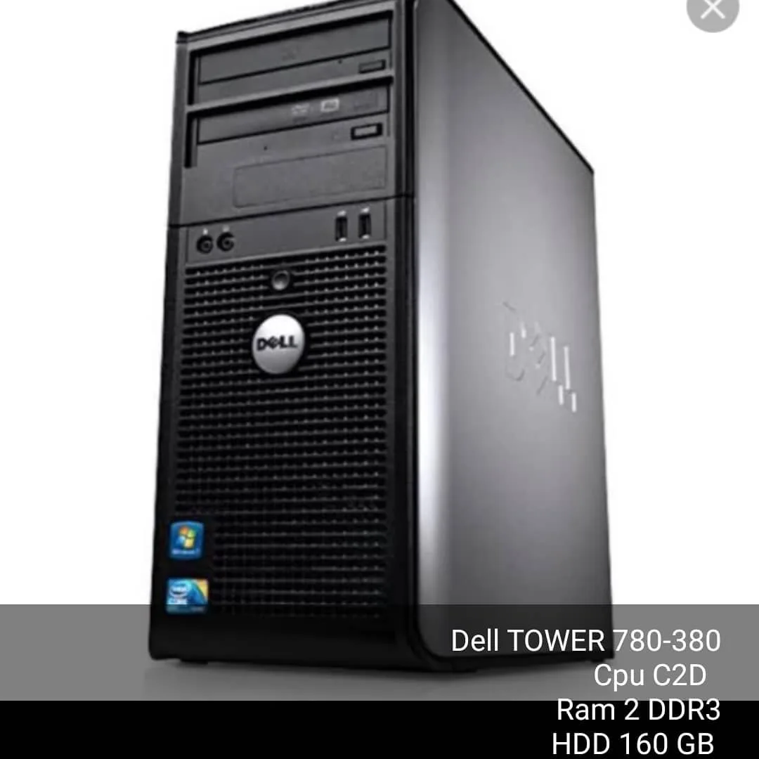 کیس کامپیوتر دل Tower 780 DELL، رنگ مشکی، جنس فلز و پلاستیک