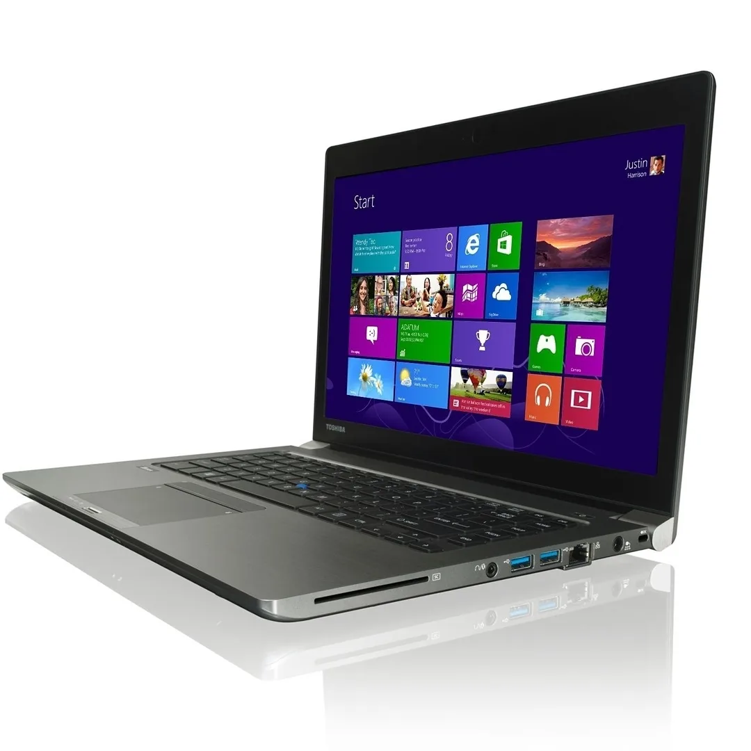 لپ‌تاپ استوک توشیبا Tecra Z40 Toshiba، رنگ خاکستری و مشکی، جنس پلاستیک و فلز، معمولی