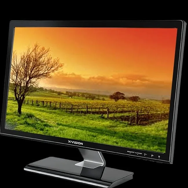 مانیتور ۲۰ اینچ ایکس ویژن XL2020AI، رنگ مشکی، جنس پلاستیک و شیشه، تخت