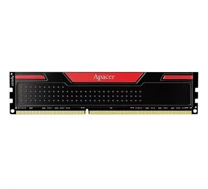 رم اپیسر Black Panther ۸ گیگ DDR3 Apacer، رنگ مشکی و قرمز، جنس پلاستیک و فلز، مستطیلی