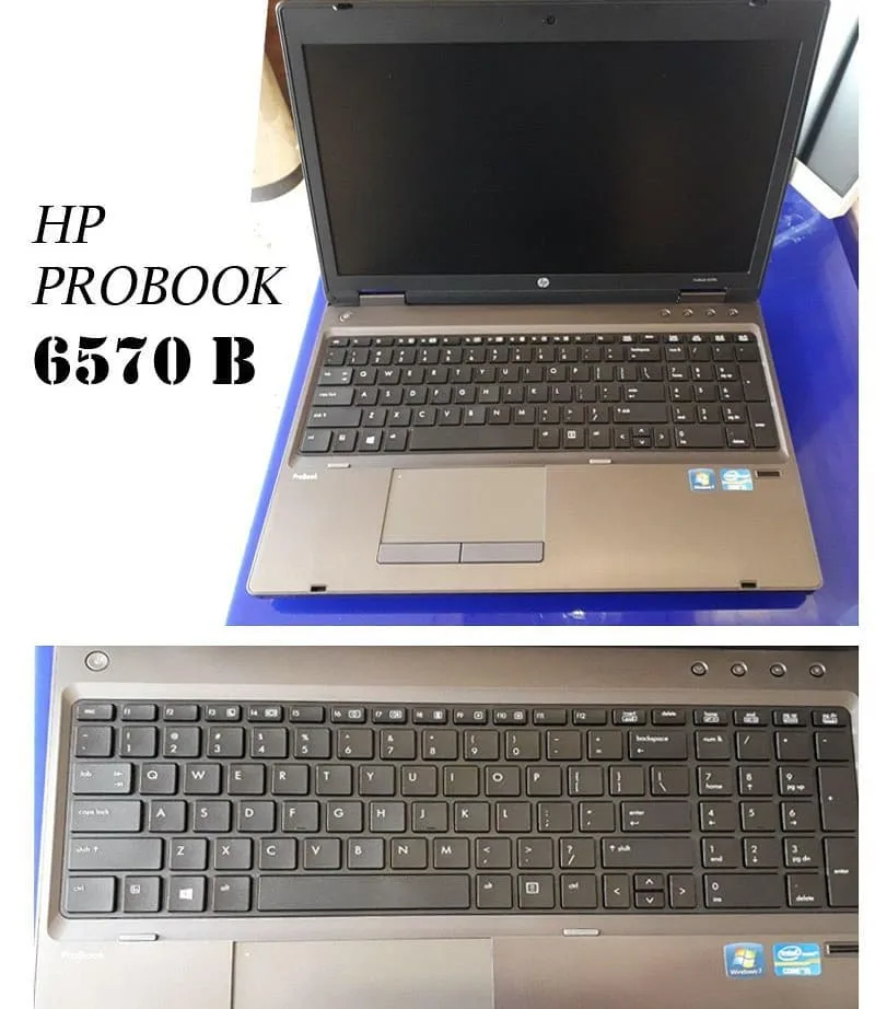 لپ‌تاپ HP ProBook 6570b، رنگ نقره‌ای و مشکی، جنس پلاستیک، لپ‌تاپ اچ‌پی