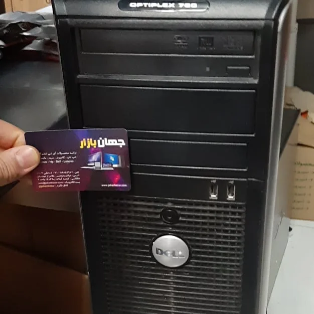 کیس تاور دل OptiPlex 780 Dell، رنگ مشکی، جنس فلز و پلاستیک، کیس ایستاده