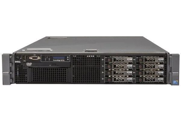 سرور دل R710 دو زئون X5650 Dell، رنگ مشکی، جنس فلز، سرور رکمونت