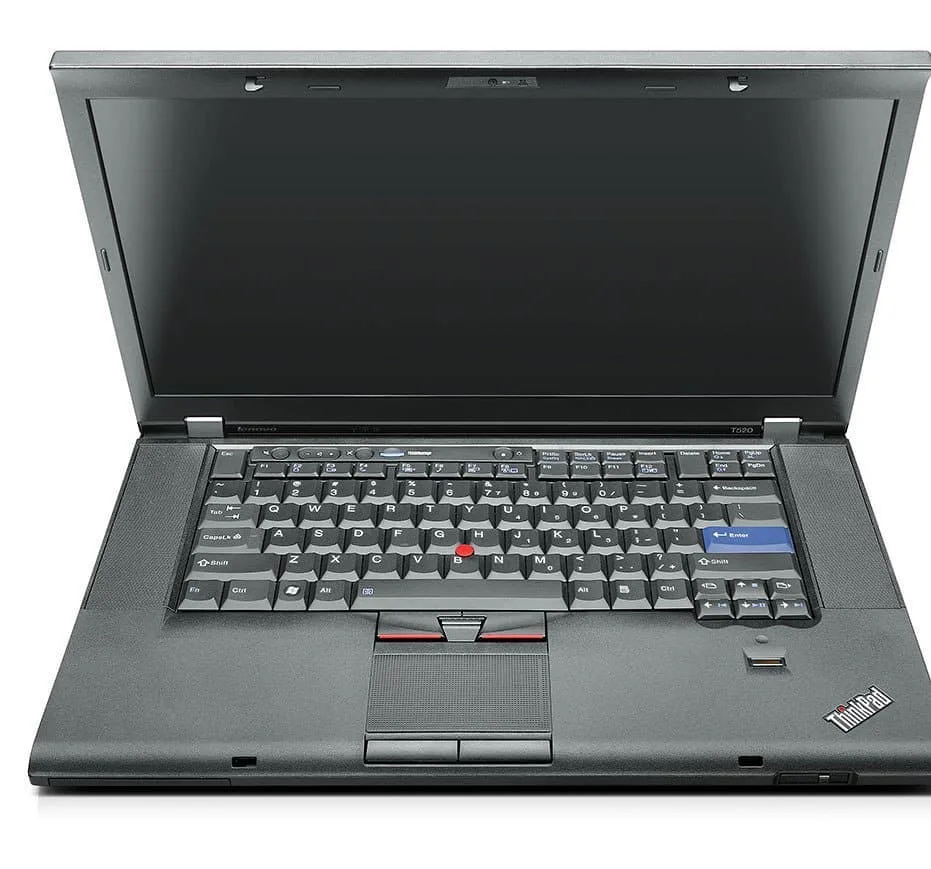 لپ‌تاپ لنوو ThinkPad t520 Lenovo، رنگ مشکی و نقره‌ای، جنس پلاستیک، لپ‌تاپ ۱۴ اینچ